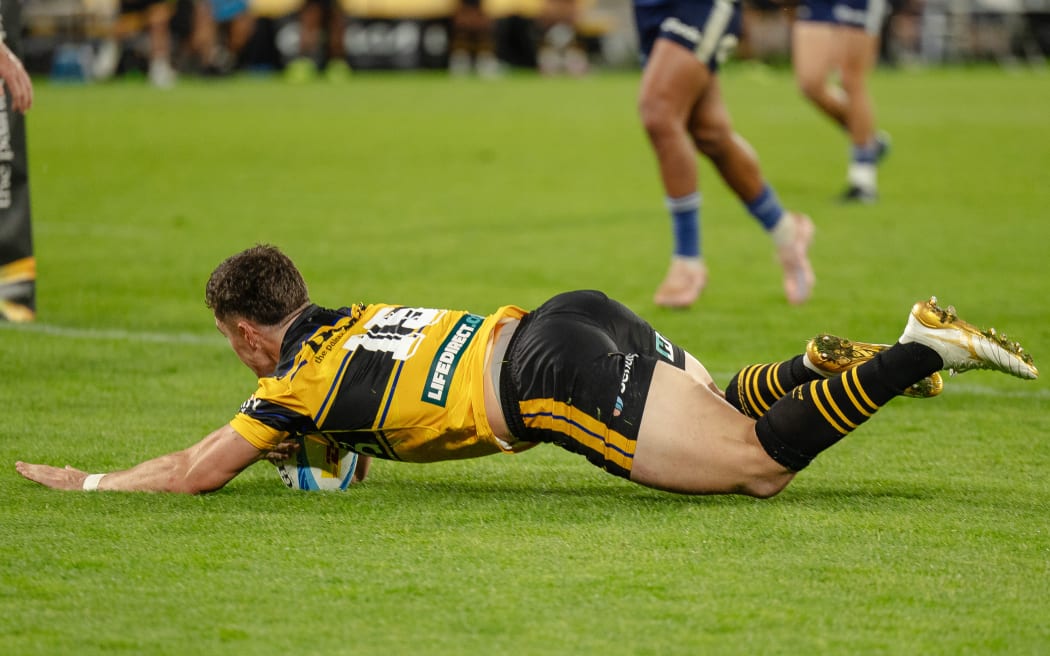 Callum Harkin of the Hurricanes | Hurricanes v Blues, round 9 of the Super Rugby Pacific competition at Hnry Stadium, Wellington, New Zealand on Saturday 11 April 2026.
Photo: Judah Plester / Photosport
