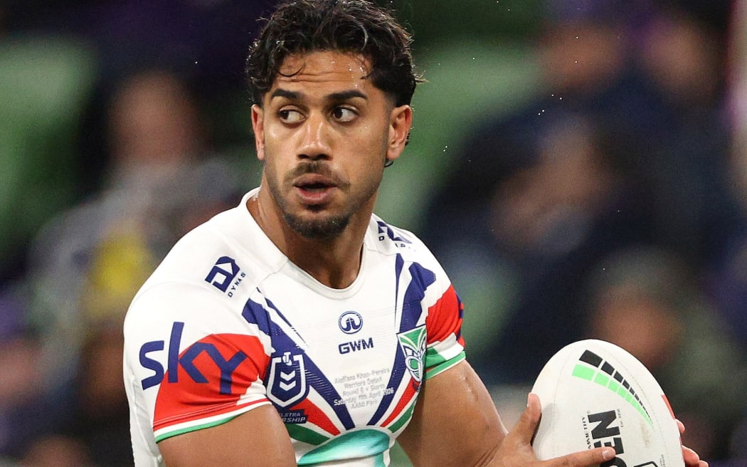 Alofiana Khan-Pereira. Melbourne Storm v New Zealand Warriors.
NRL Rugby League. Melbourne.