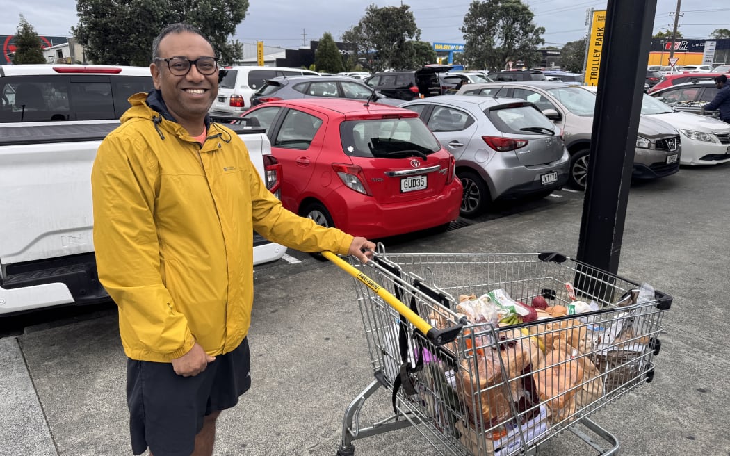 Jess Clark at PAK'nSAVE Wairau Road said she had done her usual shop too - except for bottled water.