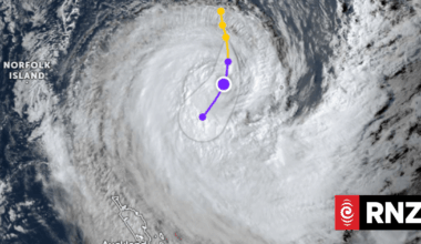 Weather: First impacts could be felt Saturday morning as Cyclone Vaianu nears