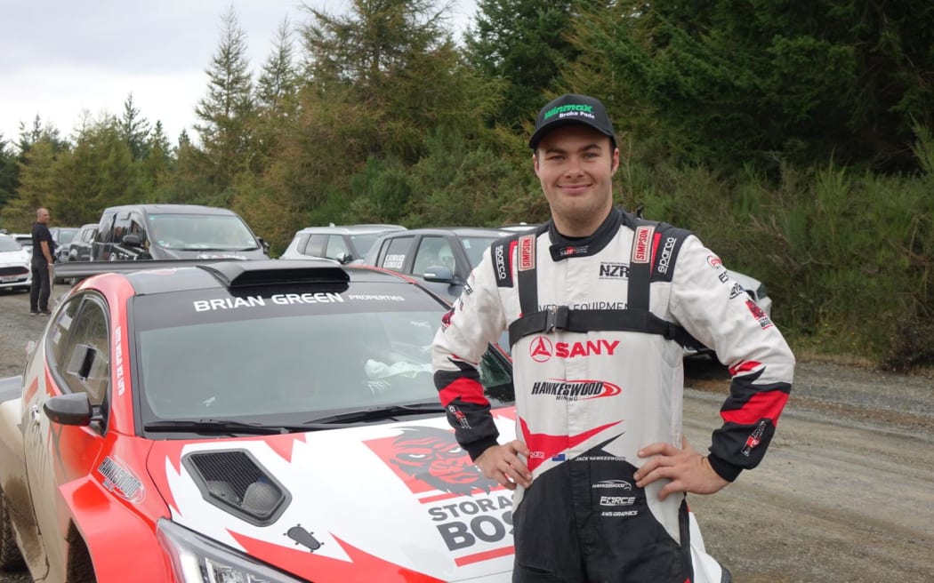 Rally driver Jack Hawkeswood