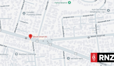 Powerlines down, road closed in Auckland suburb