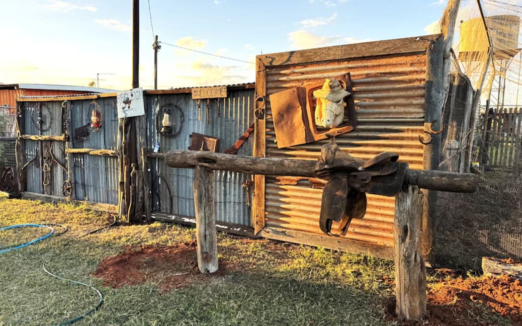 Cooladdi's population shrank after its railway station closed. (Supplied: Carol Yarrow)