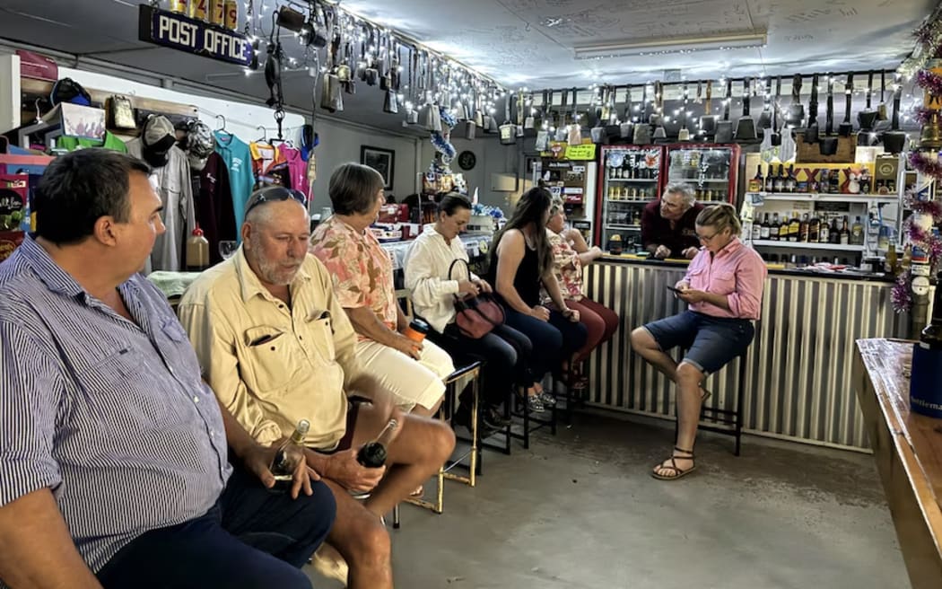 Cooladdi's roadhouse is a hub for people from surrounding stations. (Supplied: Carol Yarrow)