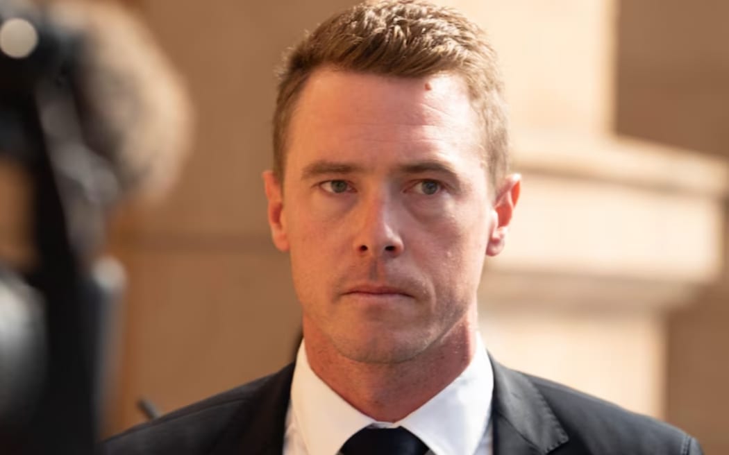 Rohan Dennis outside an Adelaide court for sentencing submissions last year.