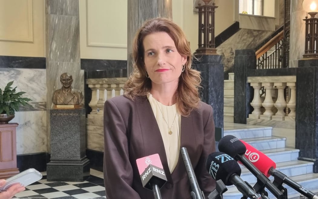 Nicola Willis speaks after the latest government update on fuel supplies, 6 April.