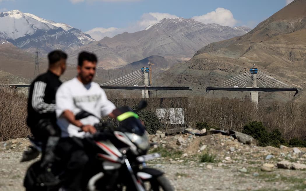 A bridge in Karaj Iran was damaged amid US-Israeli strikes. (Majid Asgaripour/WANA (West Asia News Agency) via Reuters)