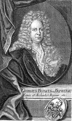 Georg Franck von Franckenau is associated with the origin of the Easter rabbit tradition.