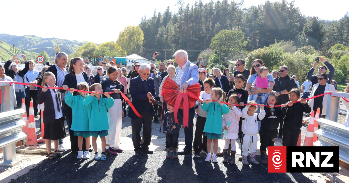 New $15.5m Te Rēinga Bridge opens after Cyclone Gabrielle damage