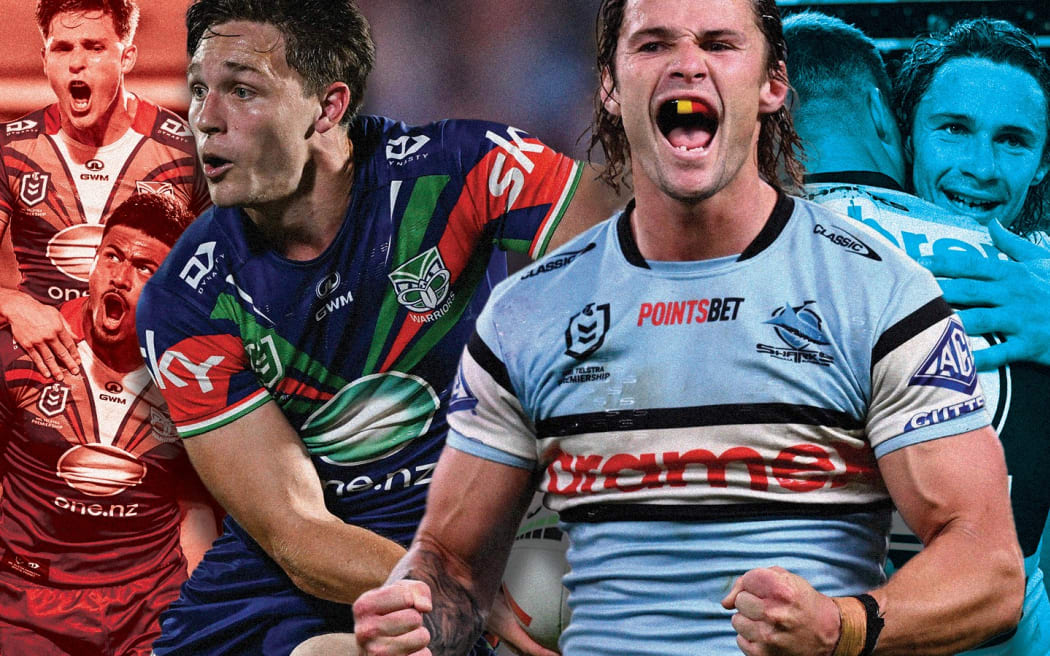 Warriors v Sharks graphic