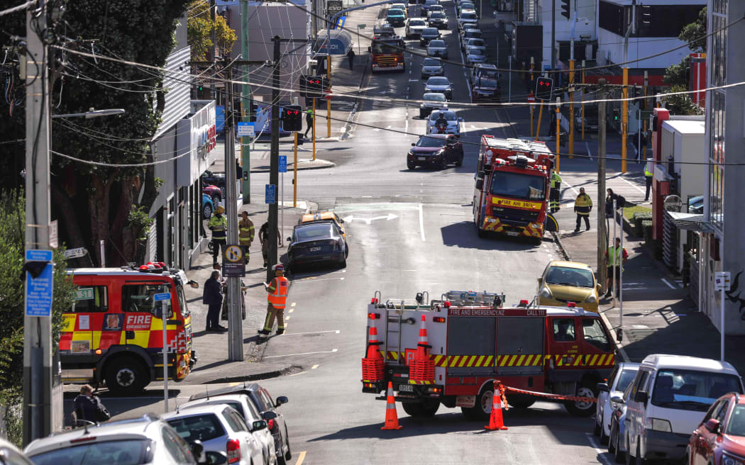 An apartment building in central Wellington has been evacuated due to a gas leak.

Fire crews were called to the two story building on Pirie Street at the base of Mount Victoria at about 3.05pm.