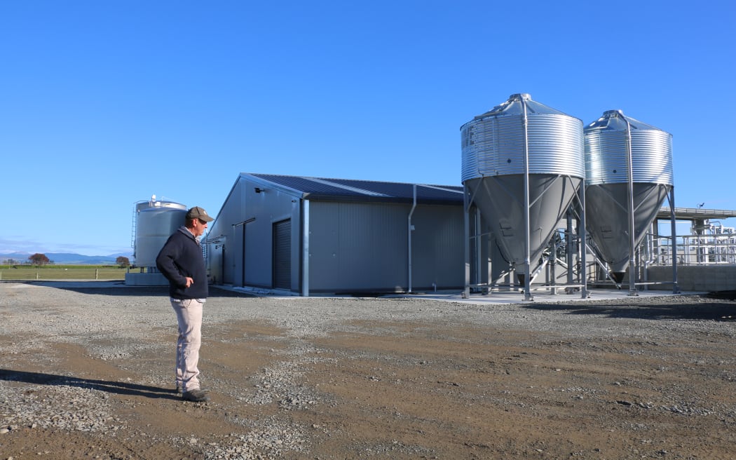Rod May is swapping crops for cows this year - and that requires infrastructure, like a dairy shed.