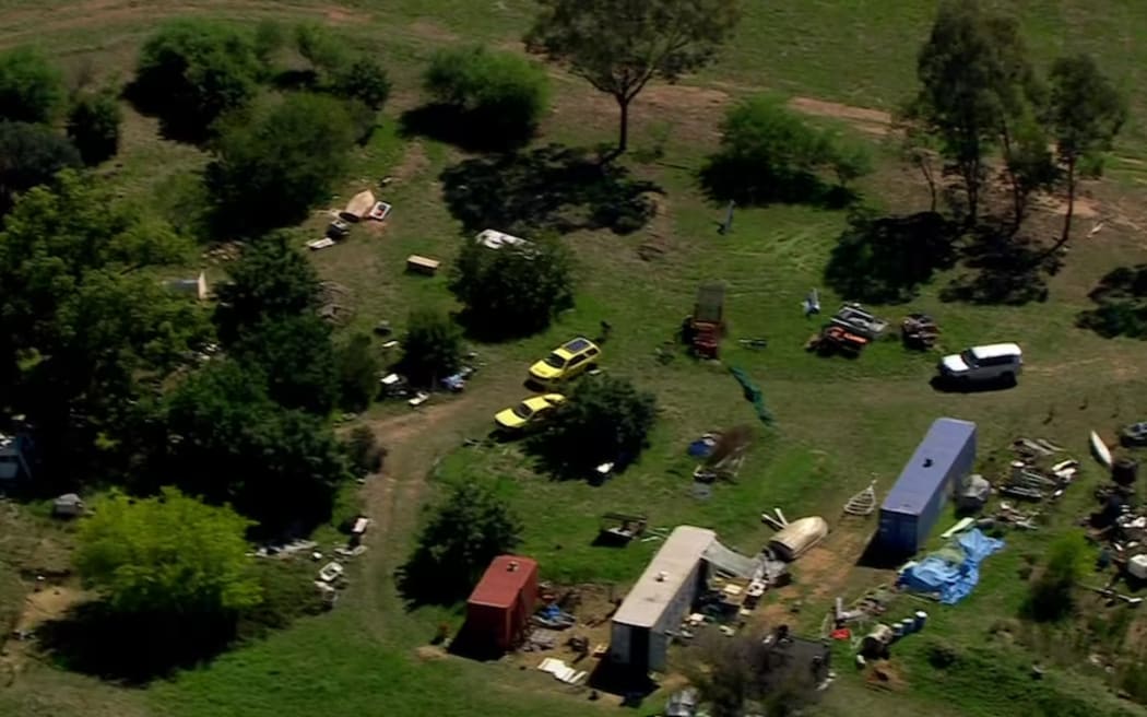 An aerial view of the Thologolong property.