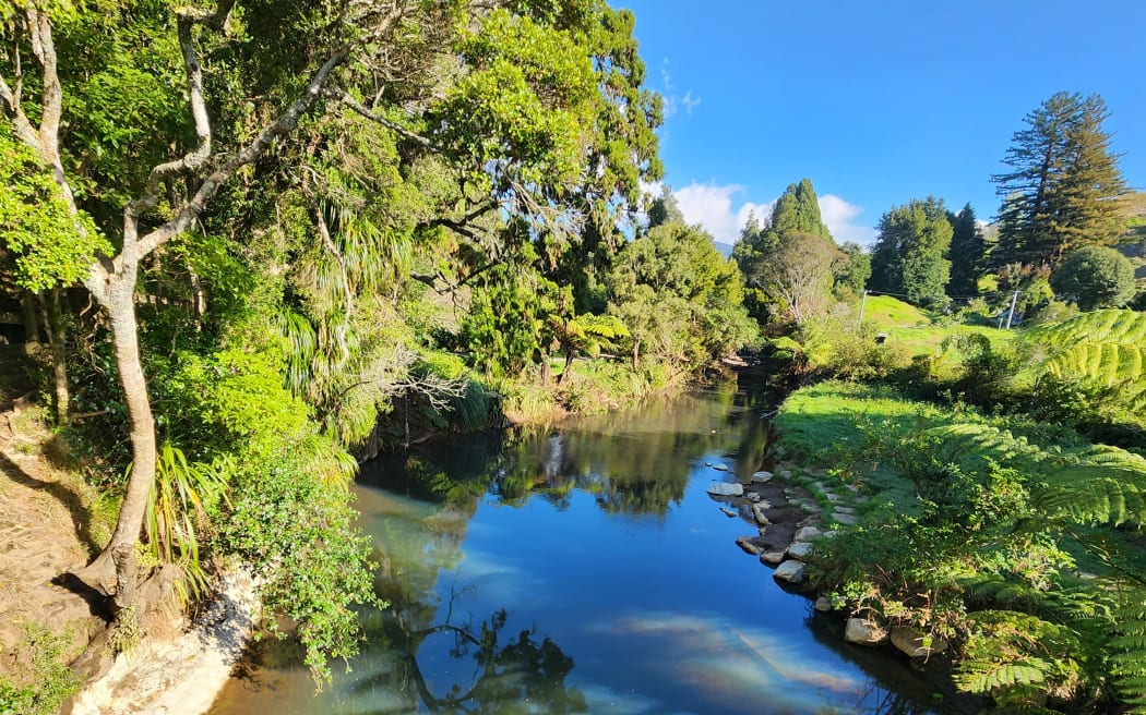 The location where Garth was searching.