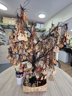 Baby Loss New Zealand's 'Tree of Hearts'.