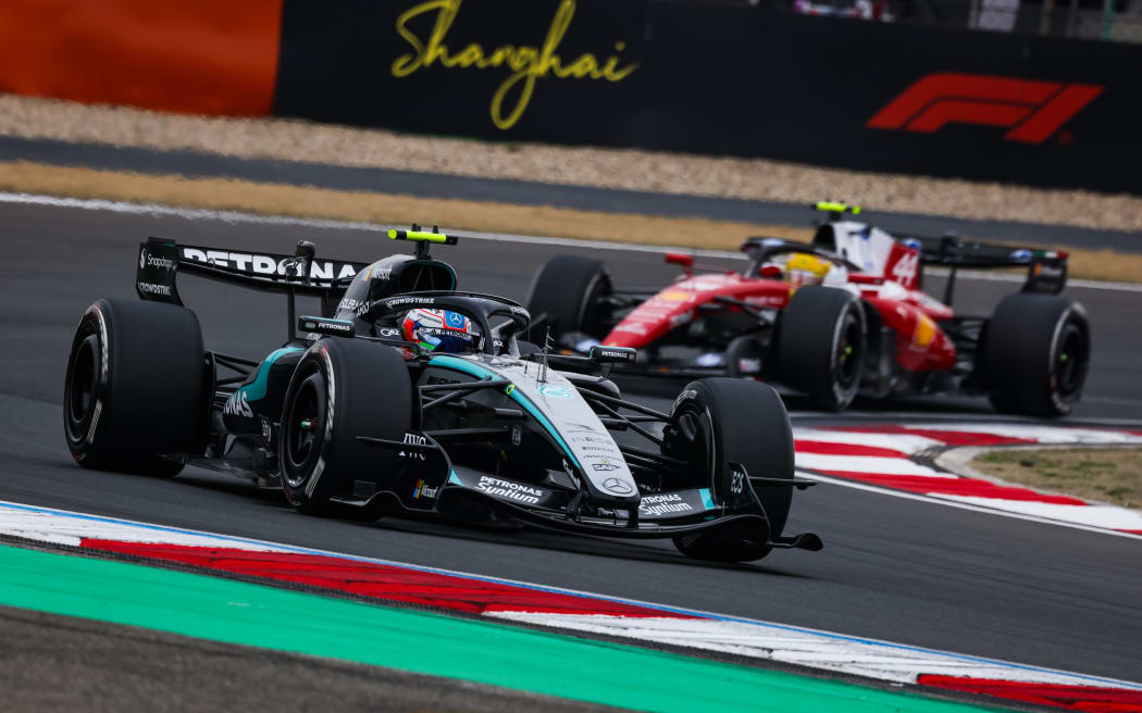 Mercedes driver Kimi Antonelli at the 2026 Chinese GP.