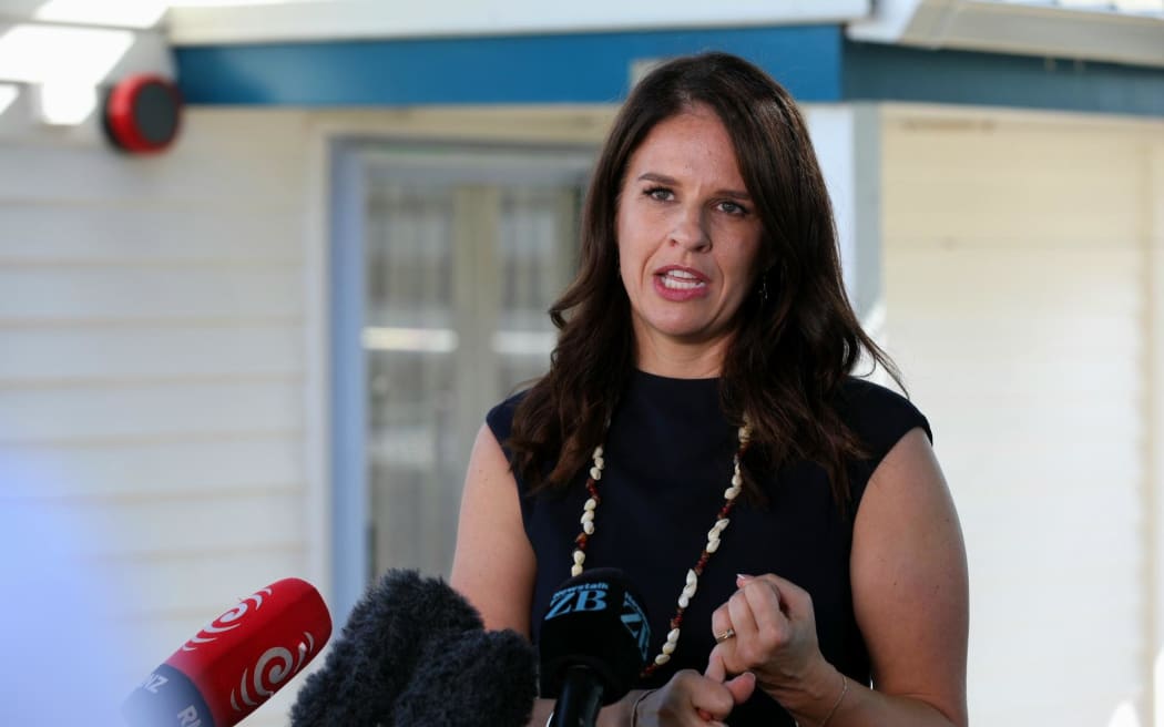 Education Minister Erica Stanford at announcement in Auckland  - more resources for teachers