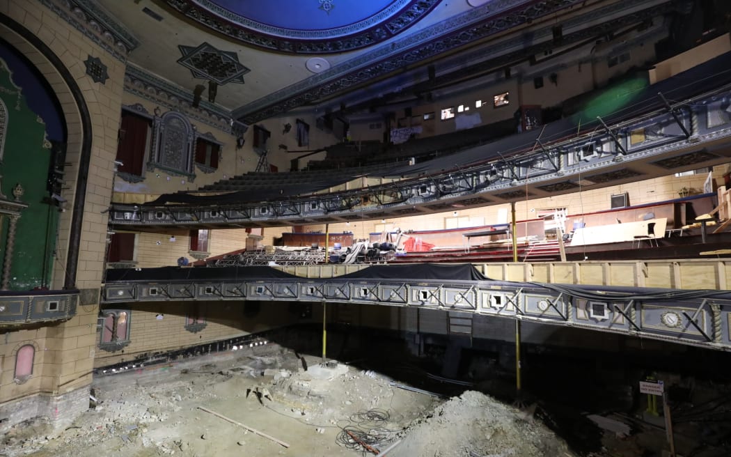 The renovation of St James Theatre, Auckland.