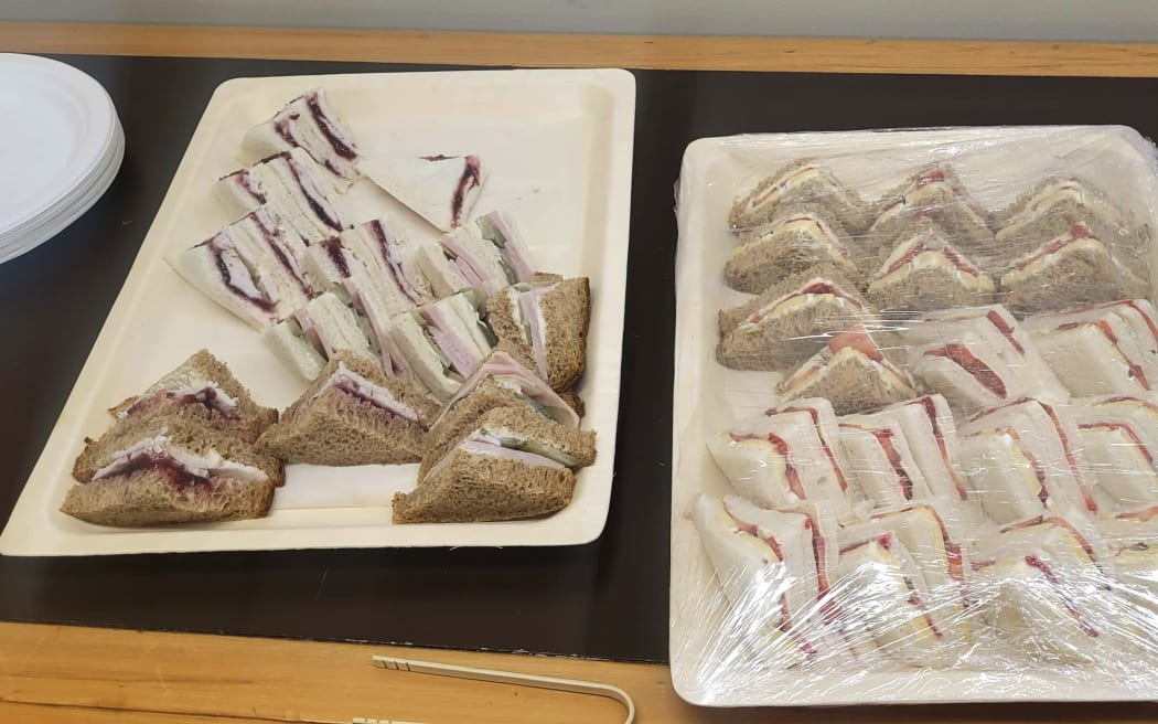A lunch supplied to councillors at an Auckland Council meetings.