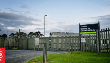 Young people on roof at Wiri youth justice residence