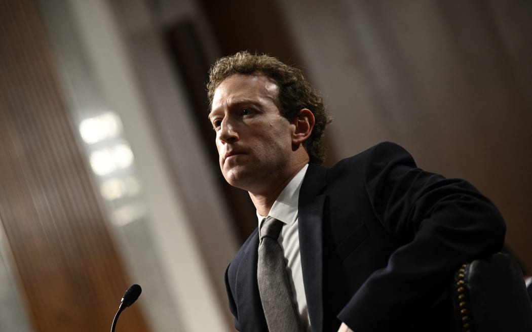 Mark Zuckerberg, CEO of Meta, testifies during the US Senate Judiciary Committee hearing 