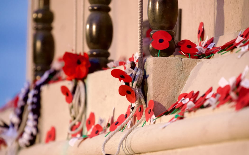 Poppies at Auckland War Memorial Museum.