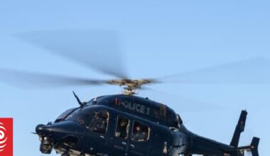 Auckland man accused of pointing laser at police helicopter