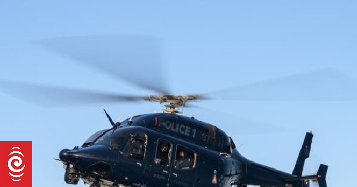 Auckland man accused of pointing laser at police helicopter