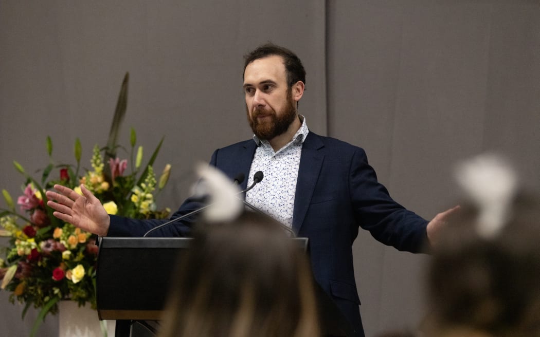From the dawn ceremony for the unveiling and naming of Parliament's new Te Kahui Mouri.