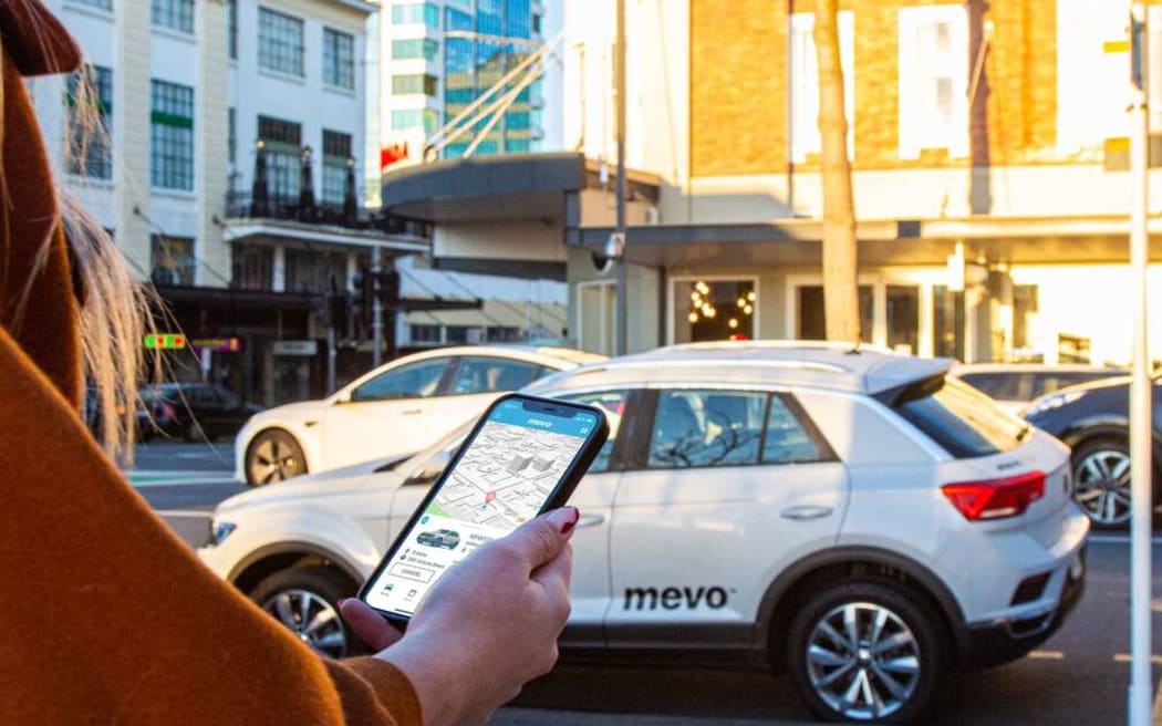 Mevo car sharing service generic image.