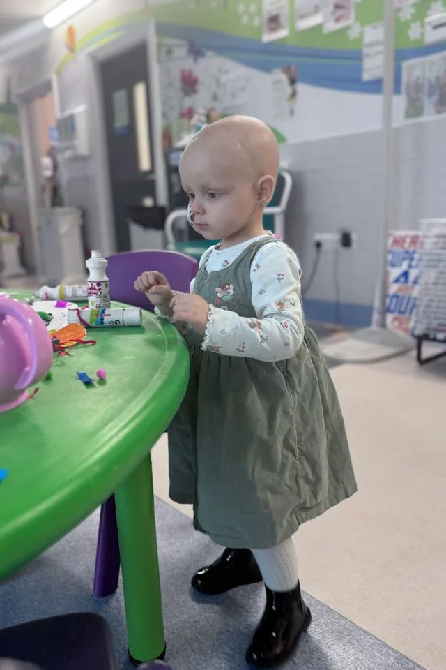 Nancy Dakin in the hospitalCredit: swns