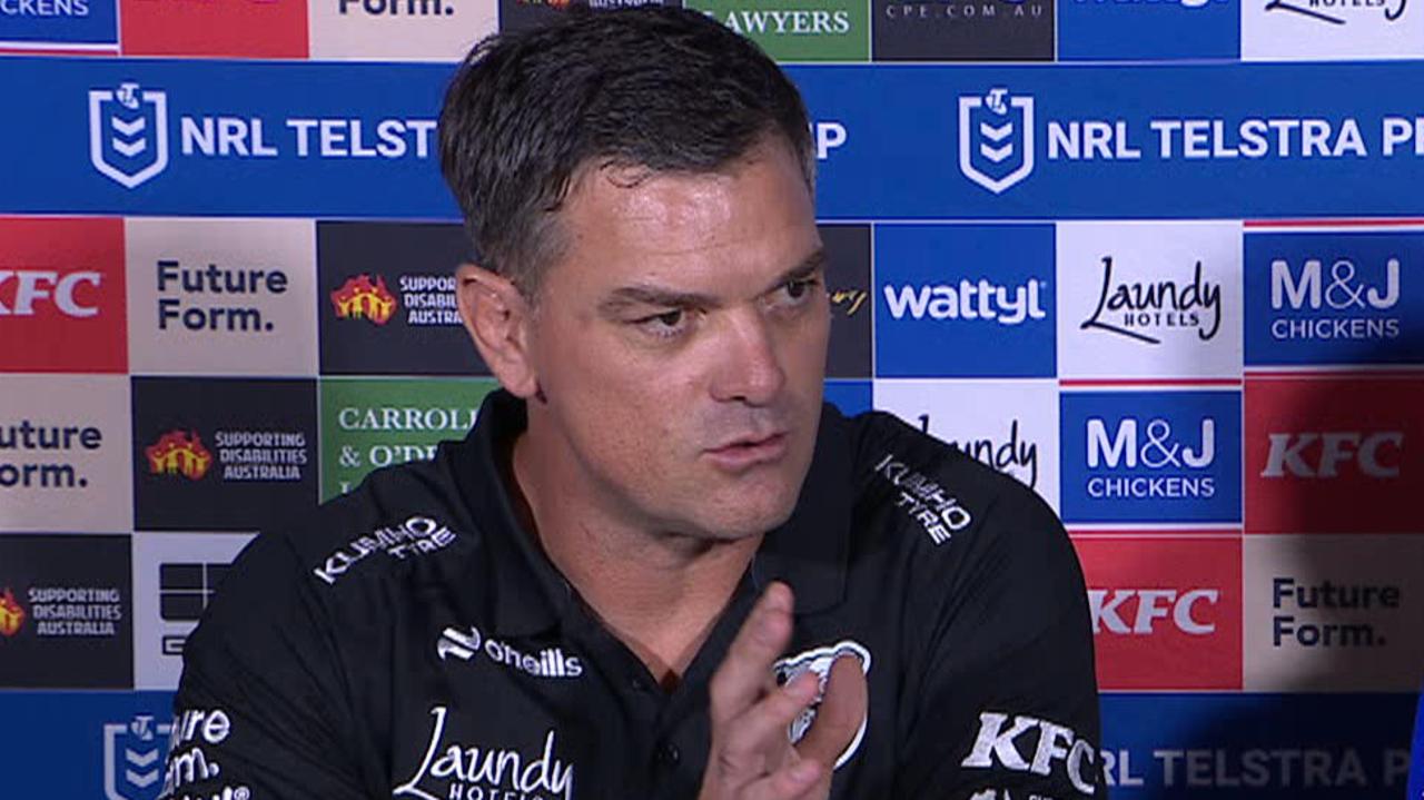 Cameron Ciraldo press conference after Bulldogs beat Panthers, Bronson Xerri return, Lachlan Galvin