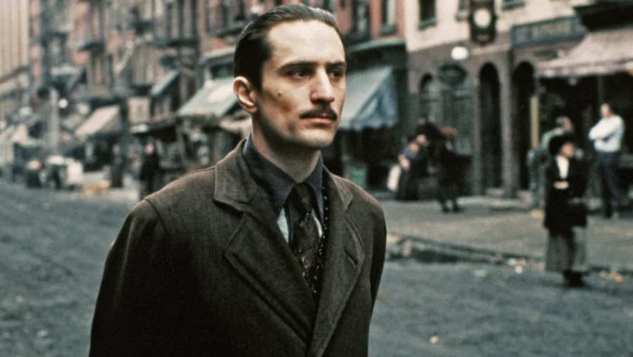 Robert De Niro as young Vito in <em>The Godfather Part II</em>