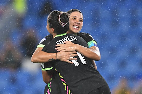 Sam Kerr and Mary Fowler are the Matildas’ biggest stars.
