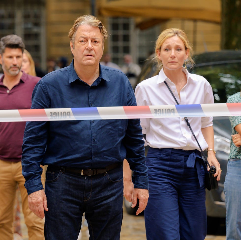 murder in provence(c) monumental televisionpictured: roger allam as antoine verlaque and nancy carroll as marine bonnetnote to editors: usage rights:for britbox related editorial use only.if you use reproduce this image, you must specifically mention the programme in editorial copy and not reproduce simply to promote britbox as a platform. this is due to agreed usage rights by copyright owners.this image is under copyright and can only be reproduced for editorial purposes in your print or online publication. this image cannot be syndicated to any other third party.britbox press picture publicity enquiries to iwona.karbowska@itv.com murder in provence(c) monumental televisionpictured: roger allam as antoine verlaque and nancy carroll as marine bonnetnote to editors: usage rights:for britbox related editorial use only.if you use reproduce this image, you must specifically mention the programme in editorial copy and not reproduce simply to promote britbox as a platform. this is due to agreed usage rights by copyright owners.this image is under copyright and can only be reproduced for editorial purposes in your print or online publication. this image cannot be syndicated to any other third party.britbox press picture publicity enquiries to iwona.karbowska@itv.com