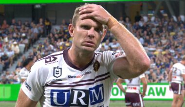 Tom Trbojevic leaves Manly Sea Eagles game with hamstring injury, latest update