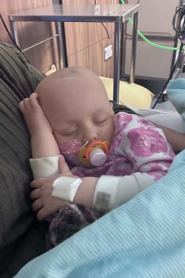 Nancy Dakin during chemotherapyCredit: swns