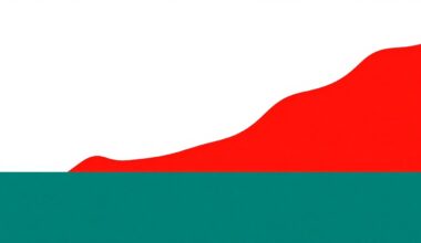 An abstract composition of overlapping triangles and rectangles in shades of blue, yellow, and red, conveying the complex economic pressures facing South Africa
