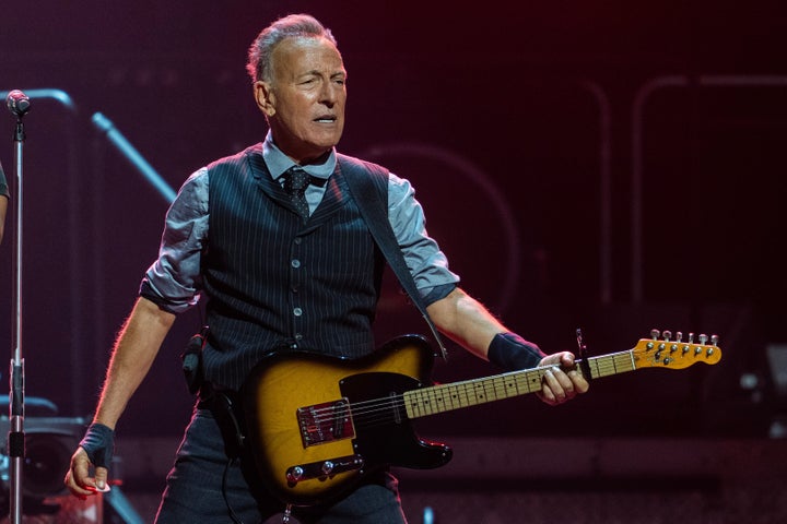 Bruce Springsteen has been in a war of words with Trump for a long time -- but a critic said the focus on it on a concert tour isn't resonating.