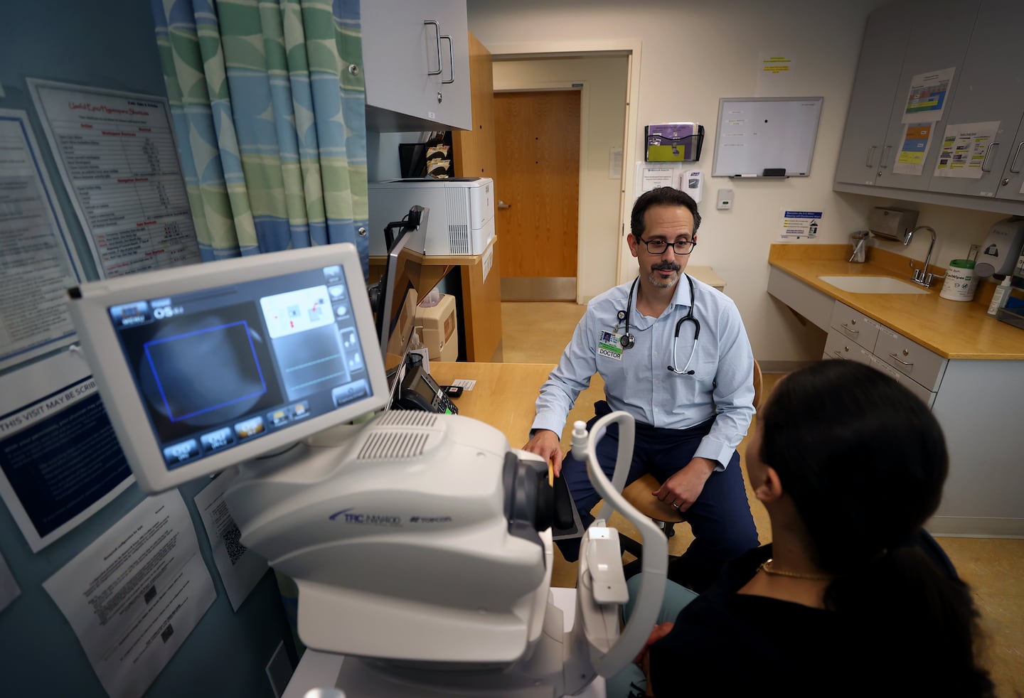 Dr. Asaf Bitton worked at Brigham and Women's Hospital's South Huntington Primary Care office in 2024. Primary care doctors were shown to have the greatest benefit from artificial intelligence clinical documentation tools in a new study.