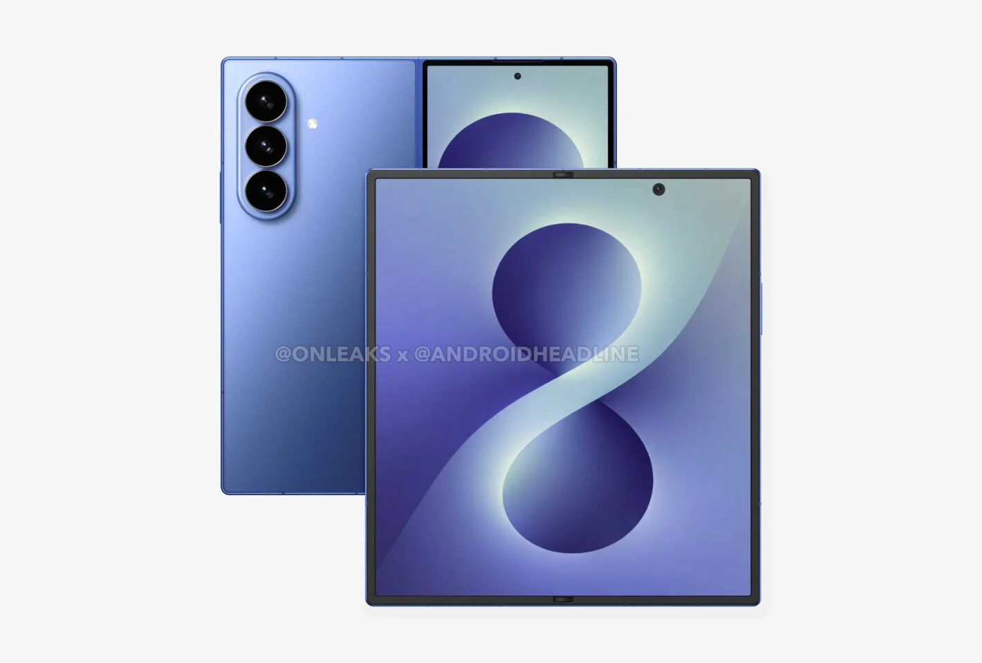 Leaked renders of the Galaxy Z Fold 8
