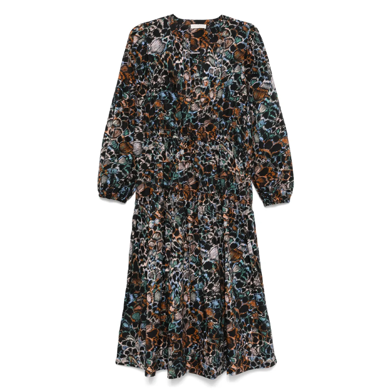 Ulla Johnson feather print dress