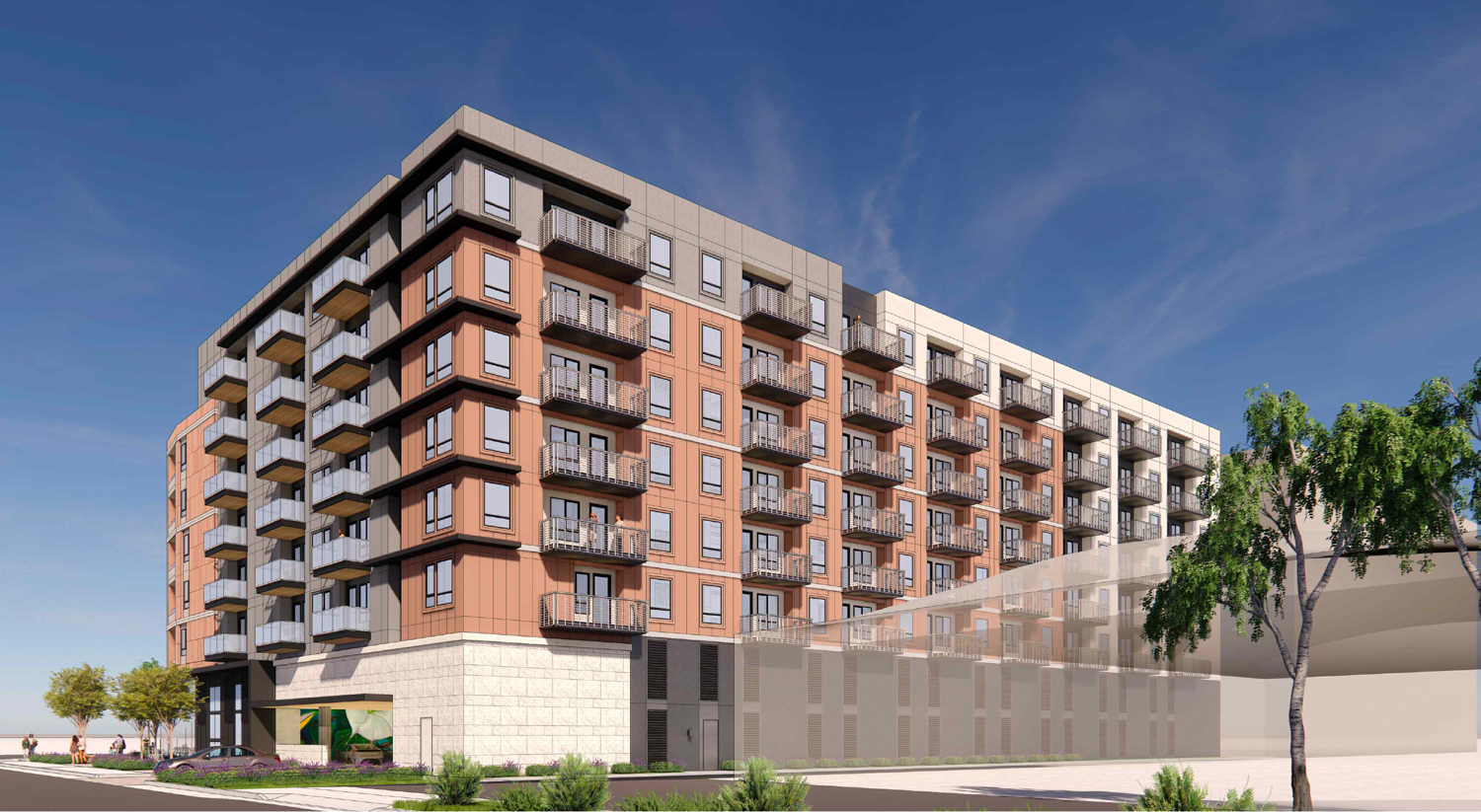 788 San Antonio Road rear perspective, rendering by KTGY Group