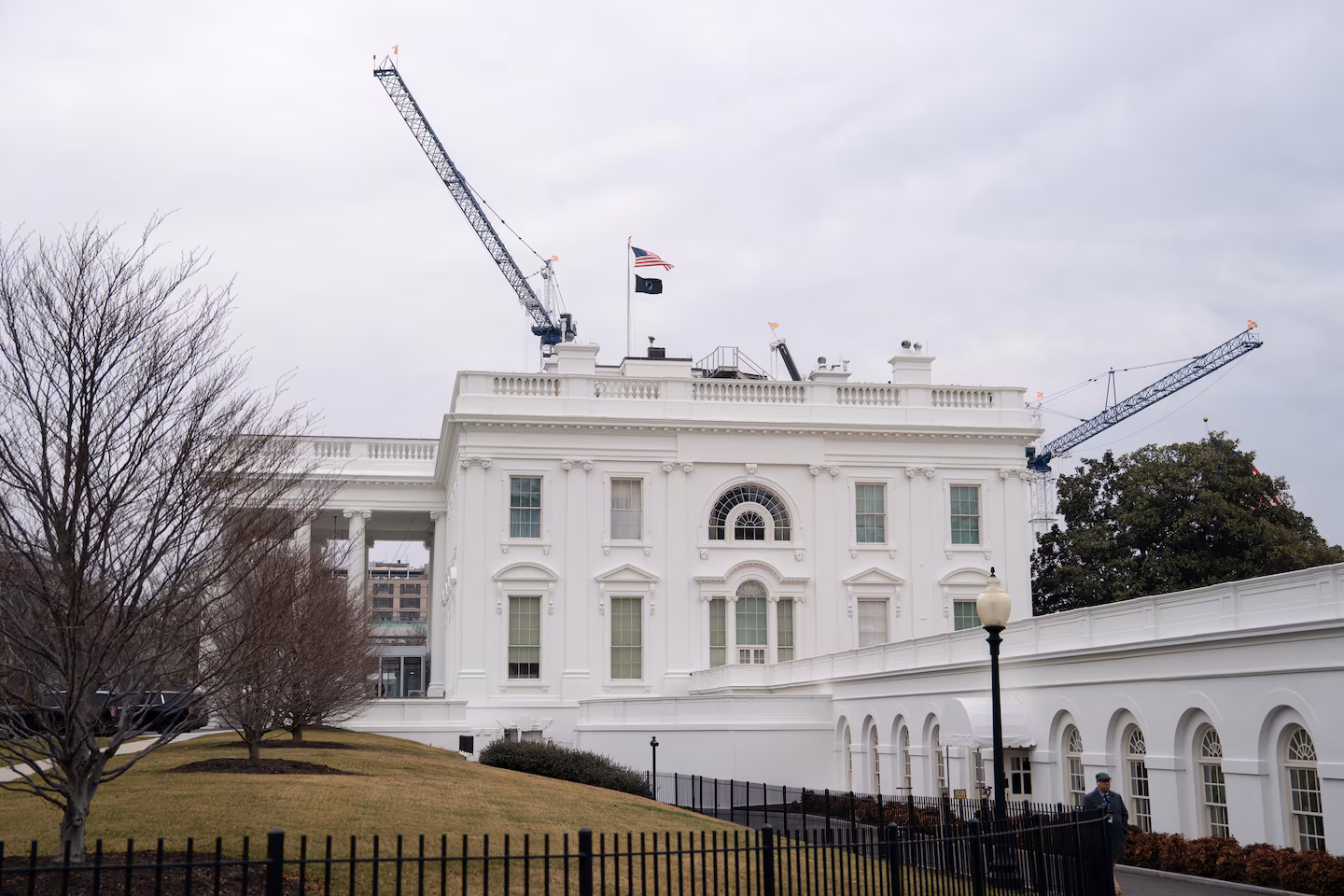 Judge halts construction on Trump’s White House ballroom
