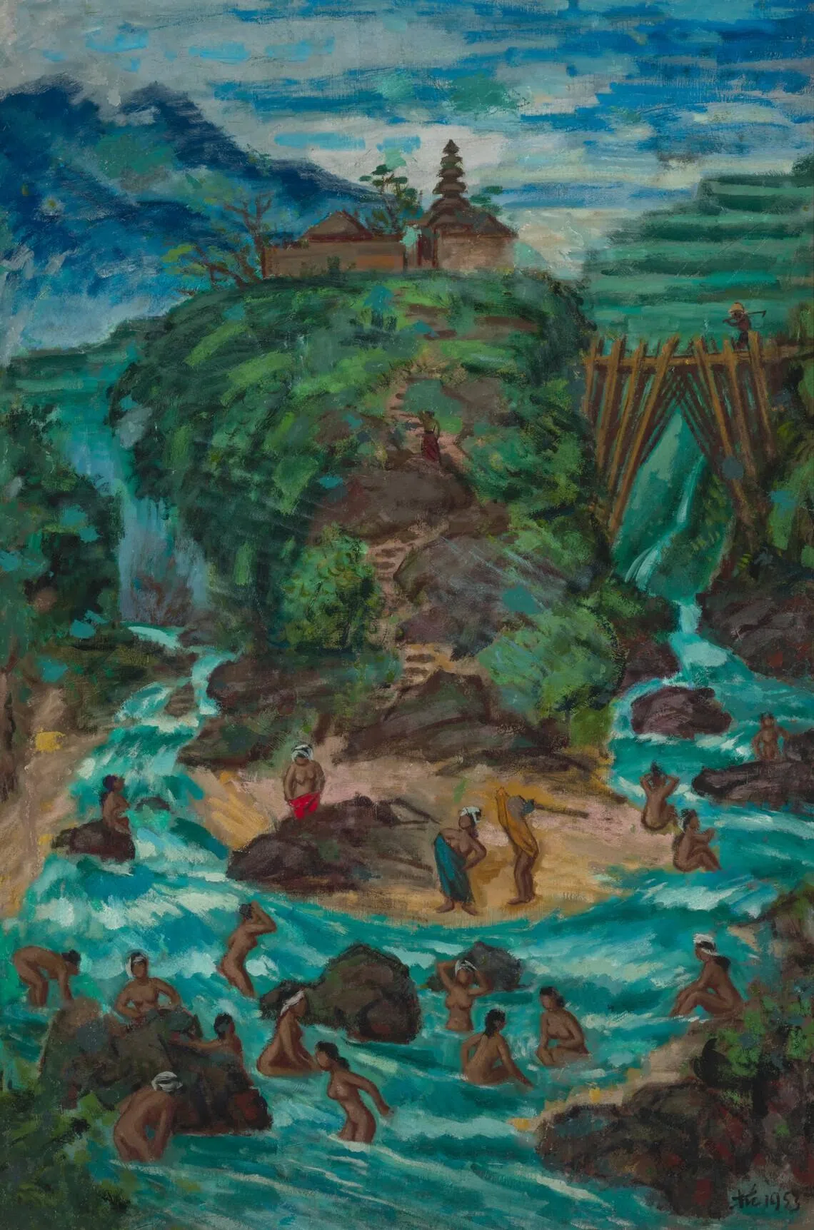 Singaporean artist Liu Kang’s Scene In Bali.