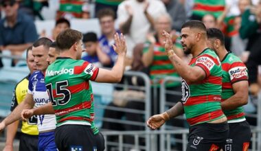 NRL 2026, live blog, Good Friday, round 5, Rabbitohs, Bulldogs, Panthers, Storm, match highlights, late mail, injuries, coaches media conferences