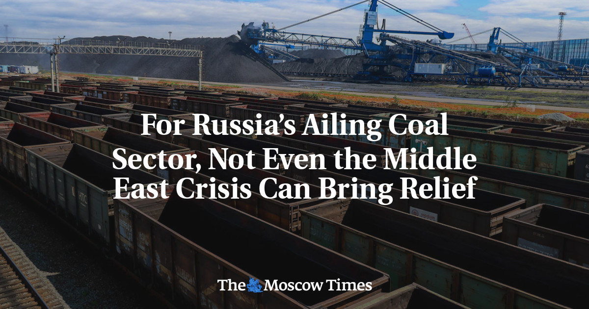 For Russia’s Ailing Coal Sector, Not Even the Middle East Crisis Can Bring Relief