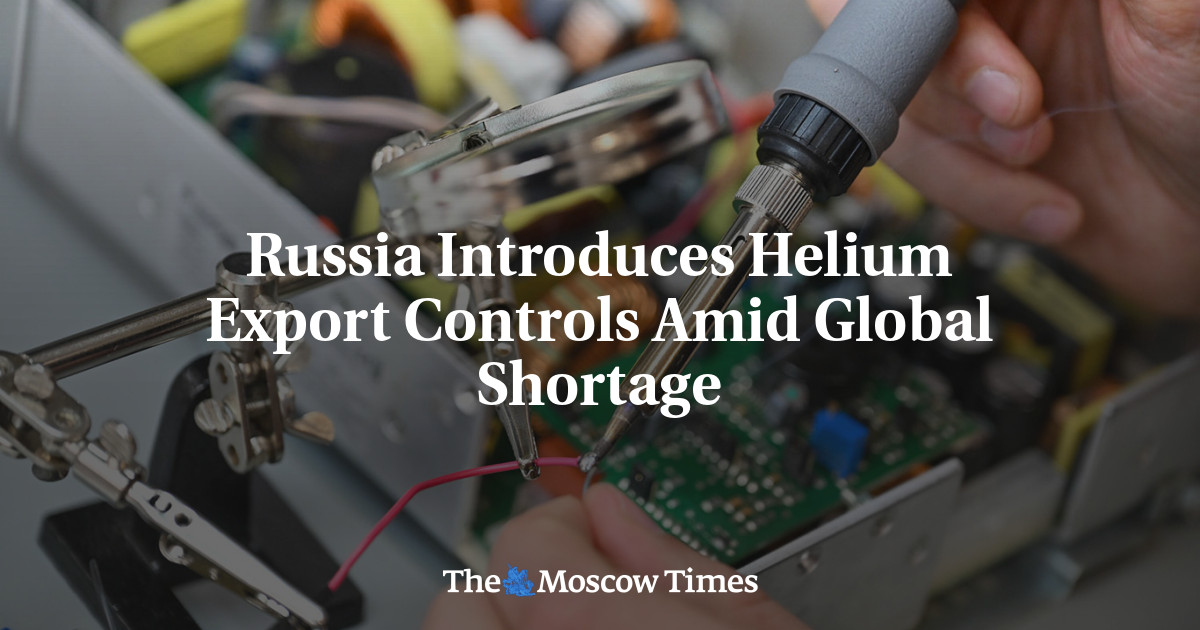 Russia Introduces Helium Export Controls Amid Global Shortage