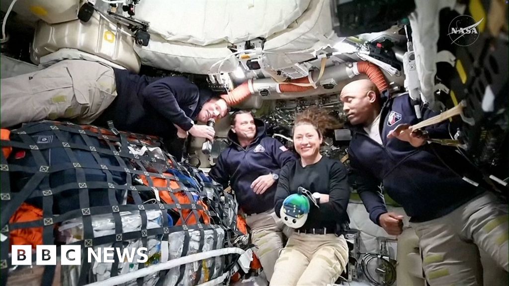 Artemis II astronauts speak from space