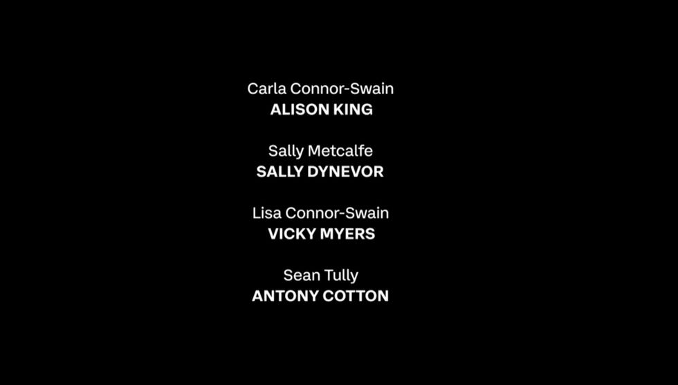 Carla and Lisa's new surnames in the Coronation Street closing titles carla and lisa's new surnames in the coronation street closing titles